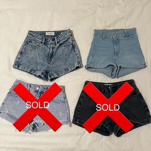 SELLING 2 PAIRS OF DENIM JEAN SHORTS